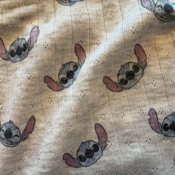 OFFICIAL DISNEY STITCH PJ LOUNGE WIDE LEG PANTS SIZE L (US 10-12) -NWOT - Picture 4 of 5